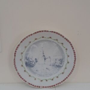 Vintage 1918 Victoria Austria Porcelain Shabby Chic Cottagecore Plate.